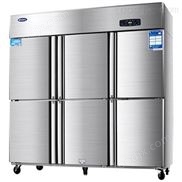 銀都商用六門雙溫冷凍冷藏冰箱冰柜多少錢